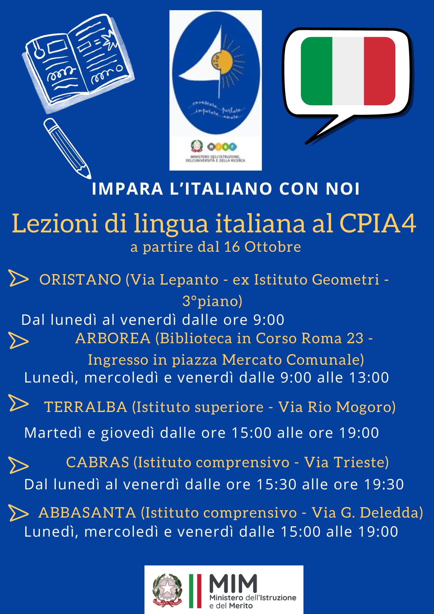 Alfabetizzazione inizio lezioni