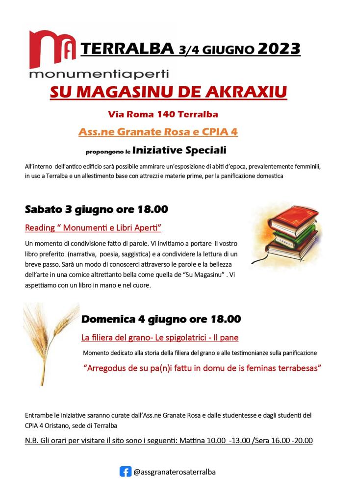 Monumenti aperti Terralba