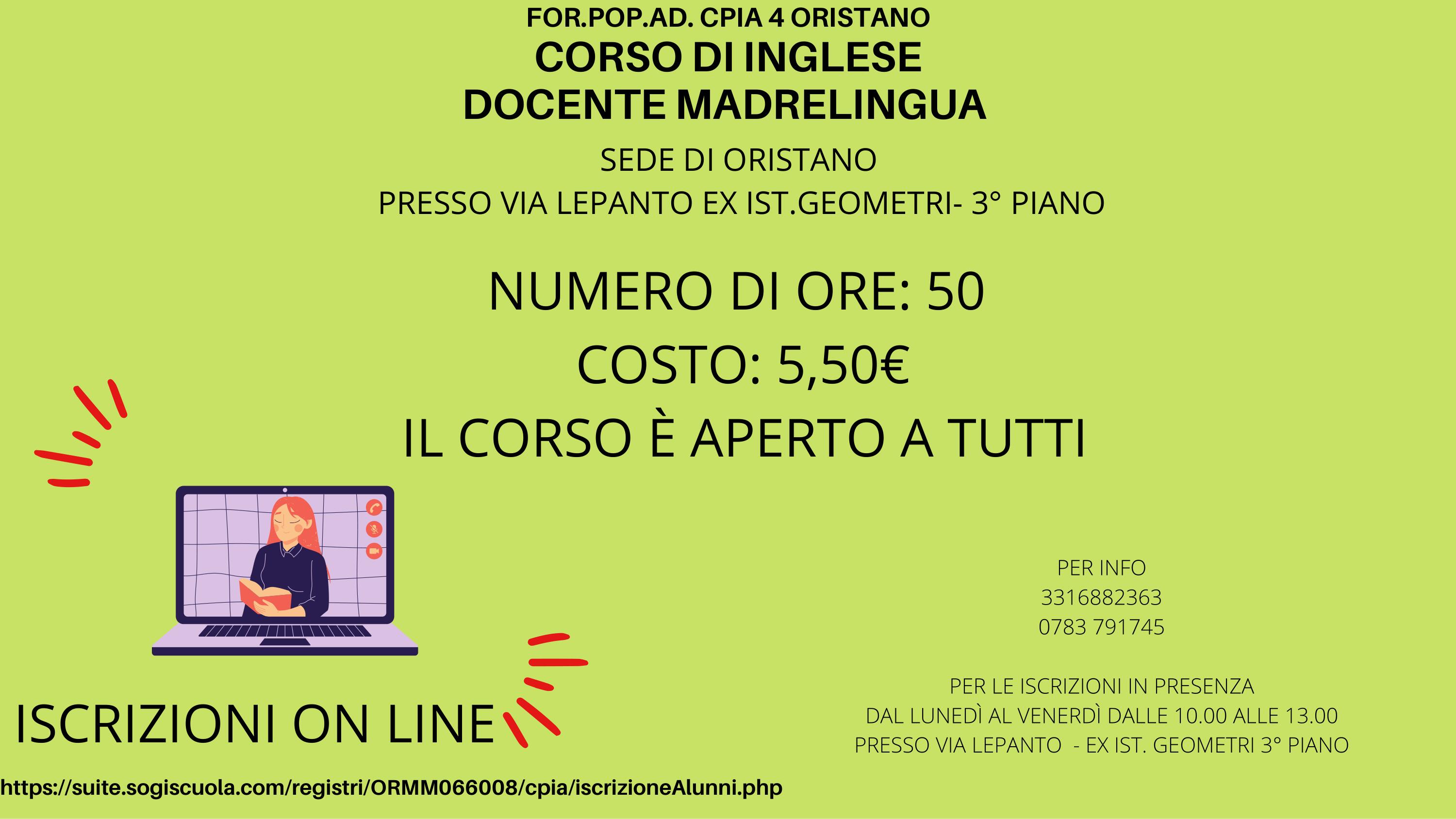 inglese madrelingua oristano 2